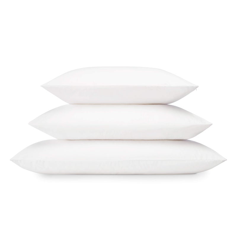 RejuveNiteÂ® American Talalay Latex Pillow - Medium Support, King High Profile - 100% Cotton Sateen Cover â€“ Made in USA - Image 1